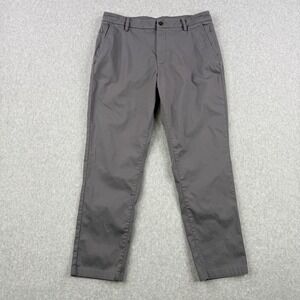 Birddogs Pants Mens Fits 34x27 Gray Lined Boomstick Stretch Golf Trousers Chino